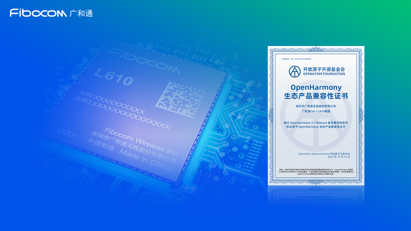 Z6尊龙凯时LTE Cat1模组L610通过OpenHarmony兼容性测评